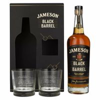 Jameson BLACK BARREL Triple Distilled Irish Whiskey 40% Vol. 0,7l in Giftbox with 2 glasses