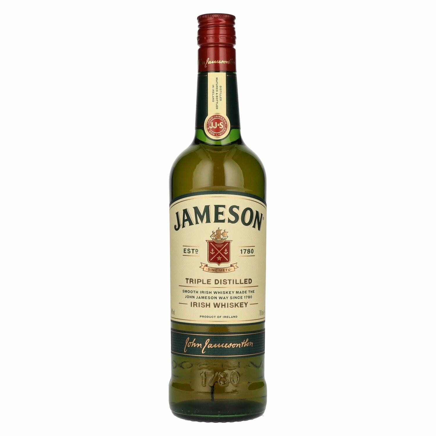 Jameson Triple Distilled Irish Whiskey 40% Vol. 0,7l
