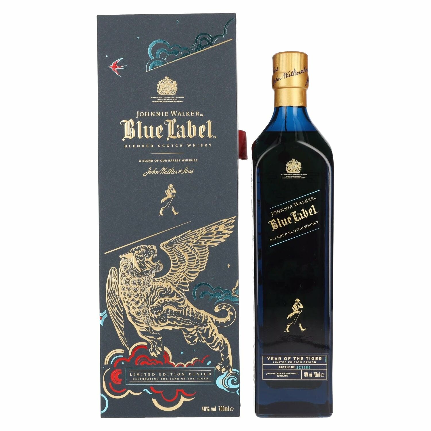 Johnnie Walker Blue Label YEAR OF THE TIGER 40% Vol. 0,7l in Giftbox