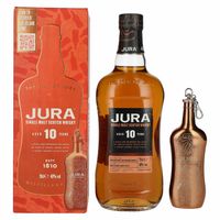 Jura 10 Years Old Single Malt Scotch Whisky 40% Vol. 0,7l in Giftbox with Travel Flask