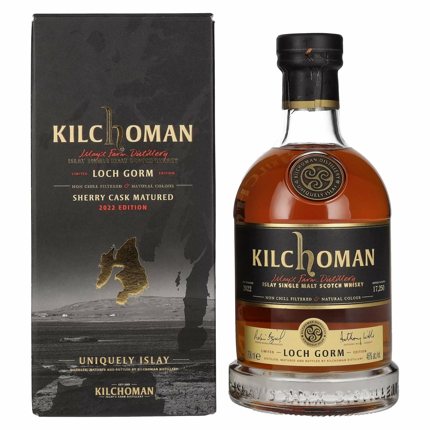 Kilchoman LOCH GORM Sherry Cask Matured Edition 2022 46% Vol. 0,7l in Giftbox