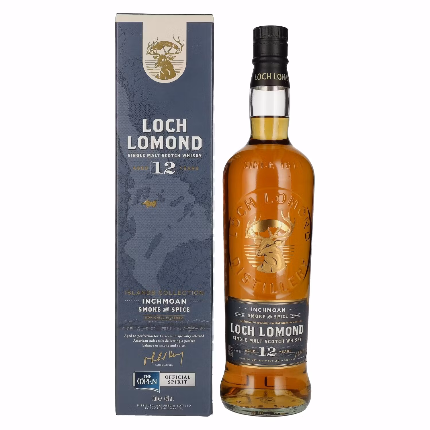 Loch Lomond Inchmoan 12 Years Old Single Malt Smoke & Spice 46% Vol. 0,7l in Giftbox