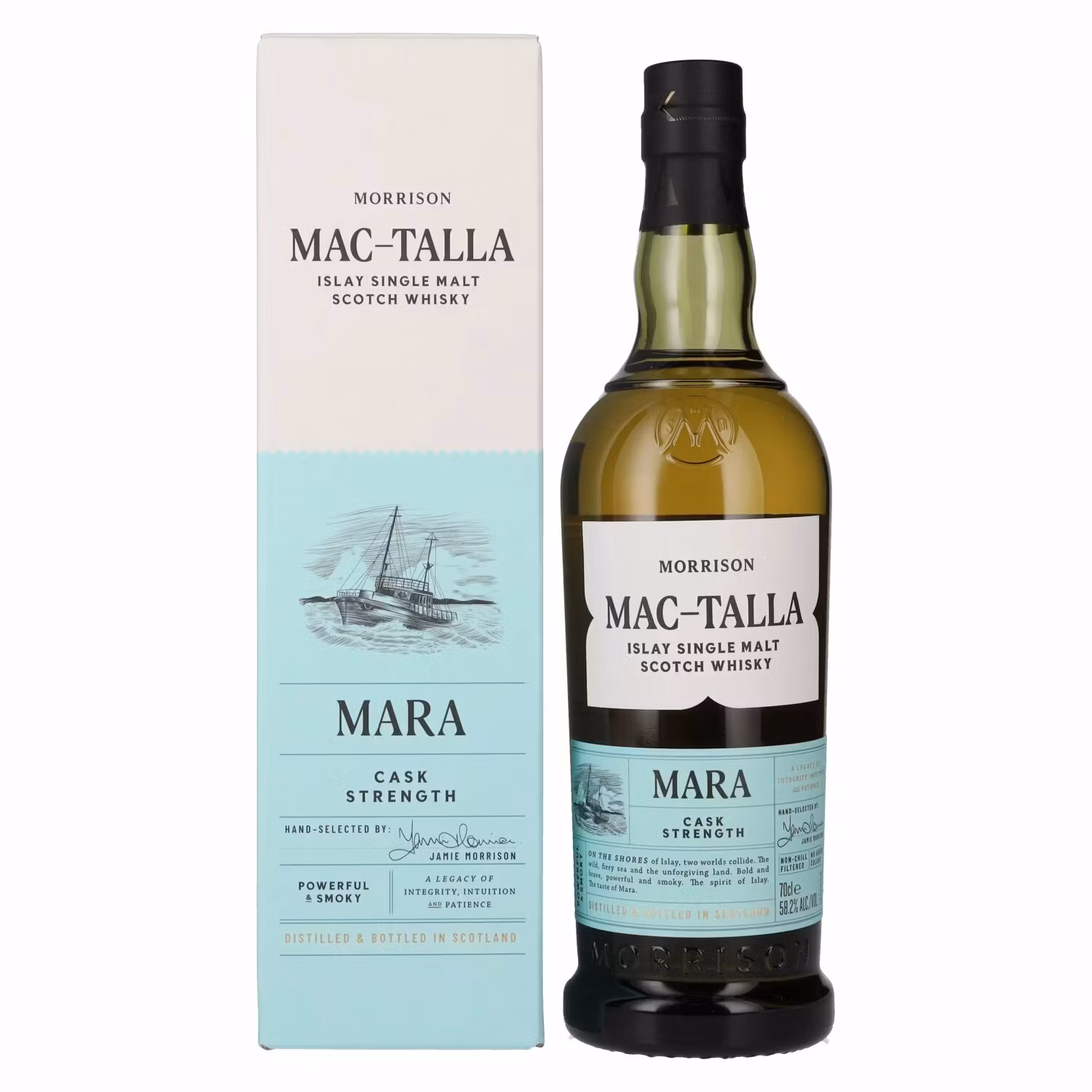 Mac-Talla Morrison MARA Cask Strength Islay Single Malt Scotch Whisky 58,2% Vol. 0,7l in Giftbox