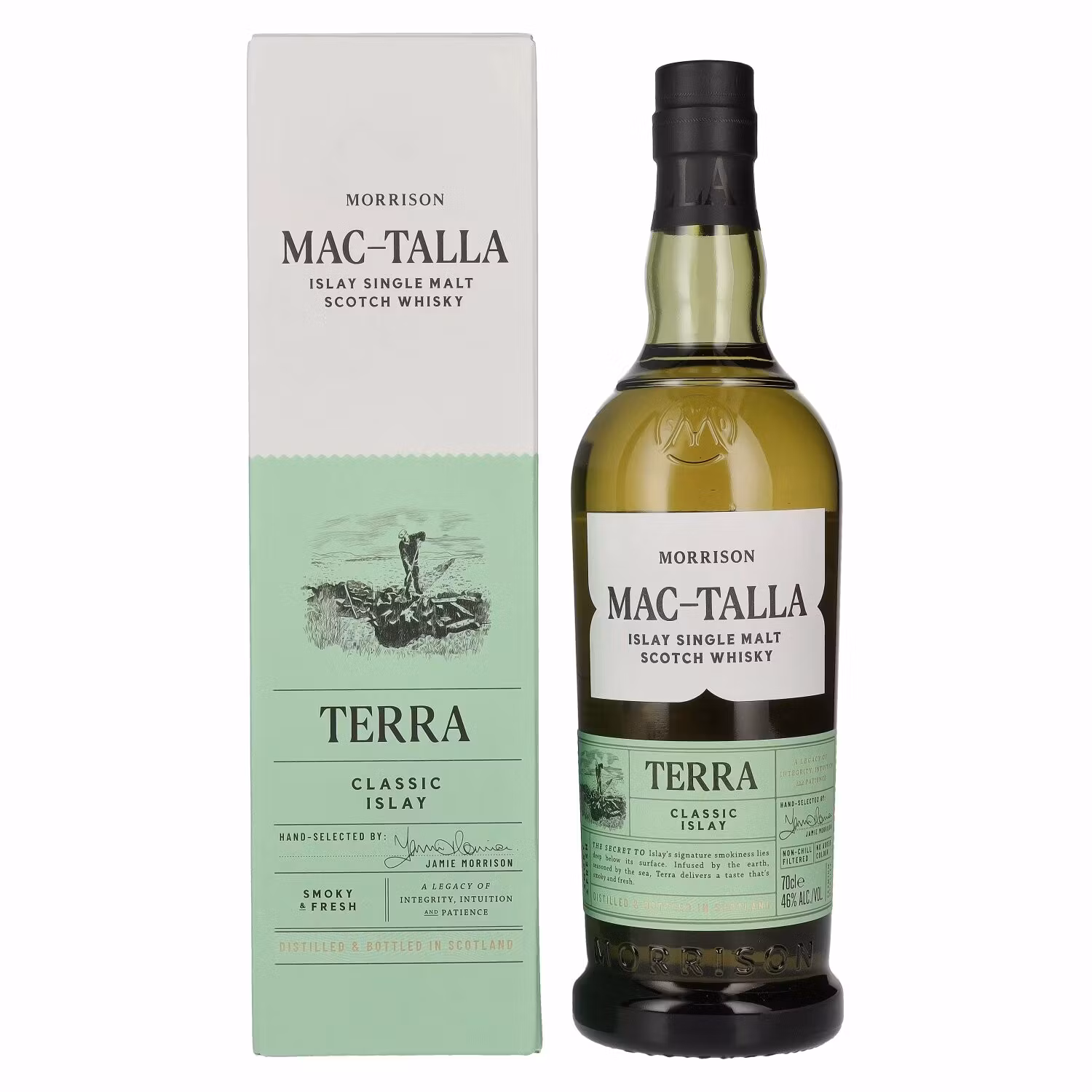 Mac-Talla Morrison TERRA Classic Islay Single Malt Scotch Whisky 46% Vol. 0,7l in Giftbox