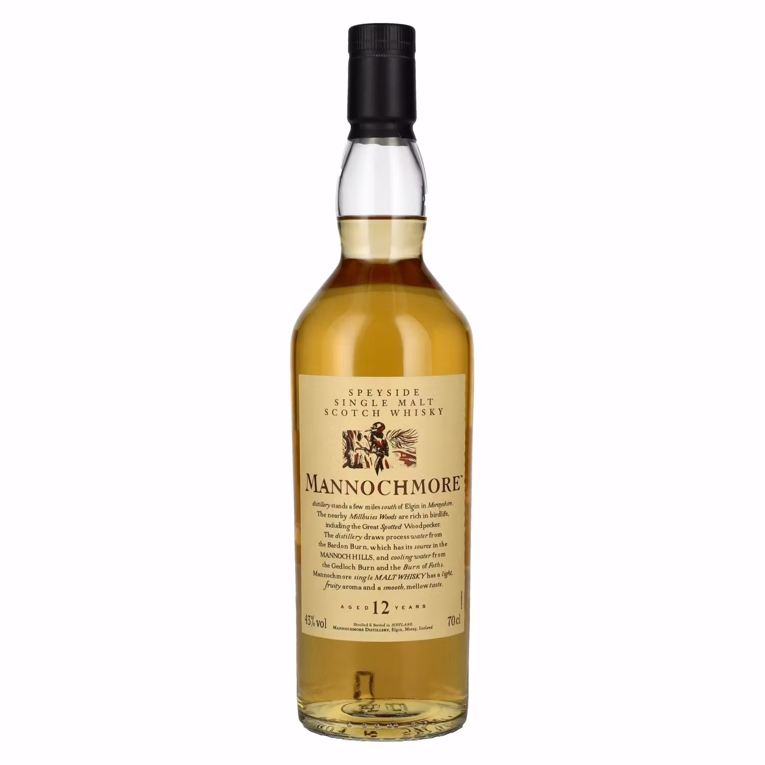Mannochmore 12 Years Old Speyside Single Malt 43% Vol. 0,7l