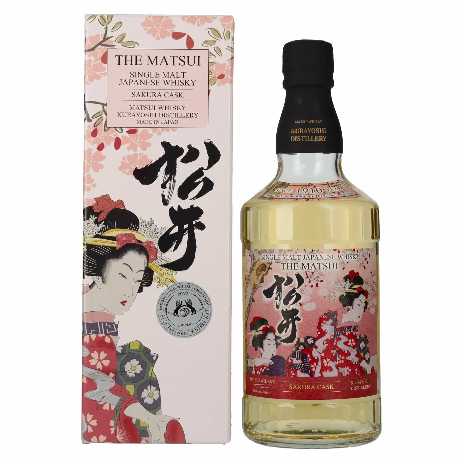 Matsui Whisky THE MATSUI Single Malt Japanese Whisky SAKURA CASK 48% Vol. 0,7l in Giftbox