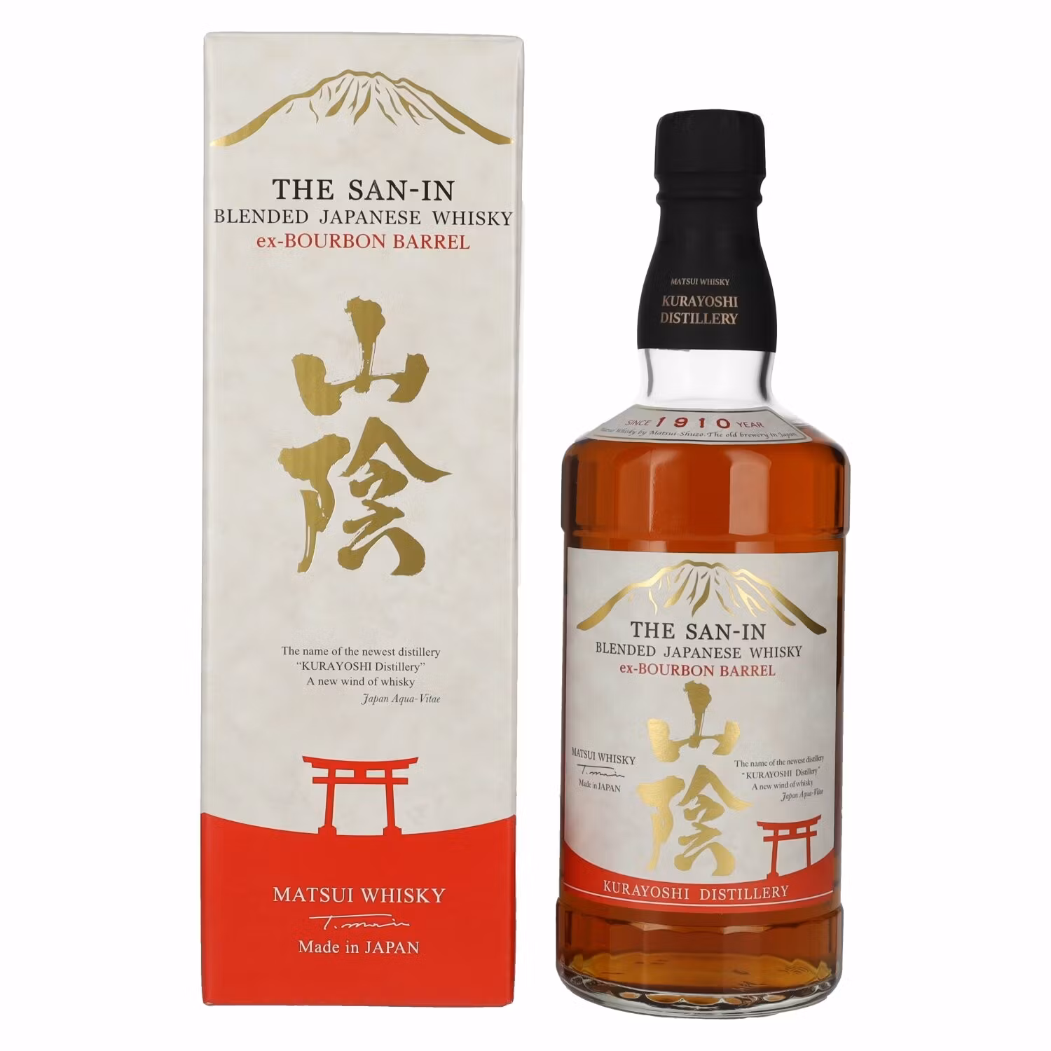 Matsui Whisky THE SAN-IN Blended Japanese Whisky ex-BOURBON BARREL 43% Vol. 0,7l
