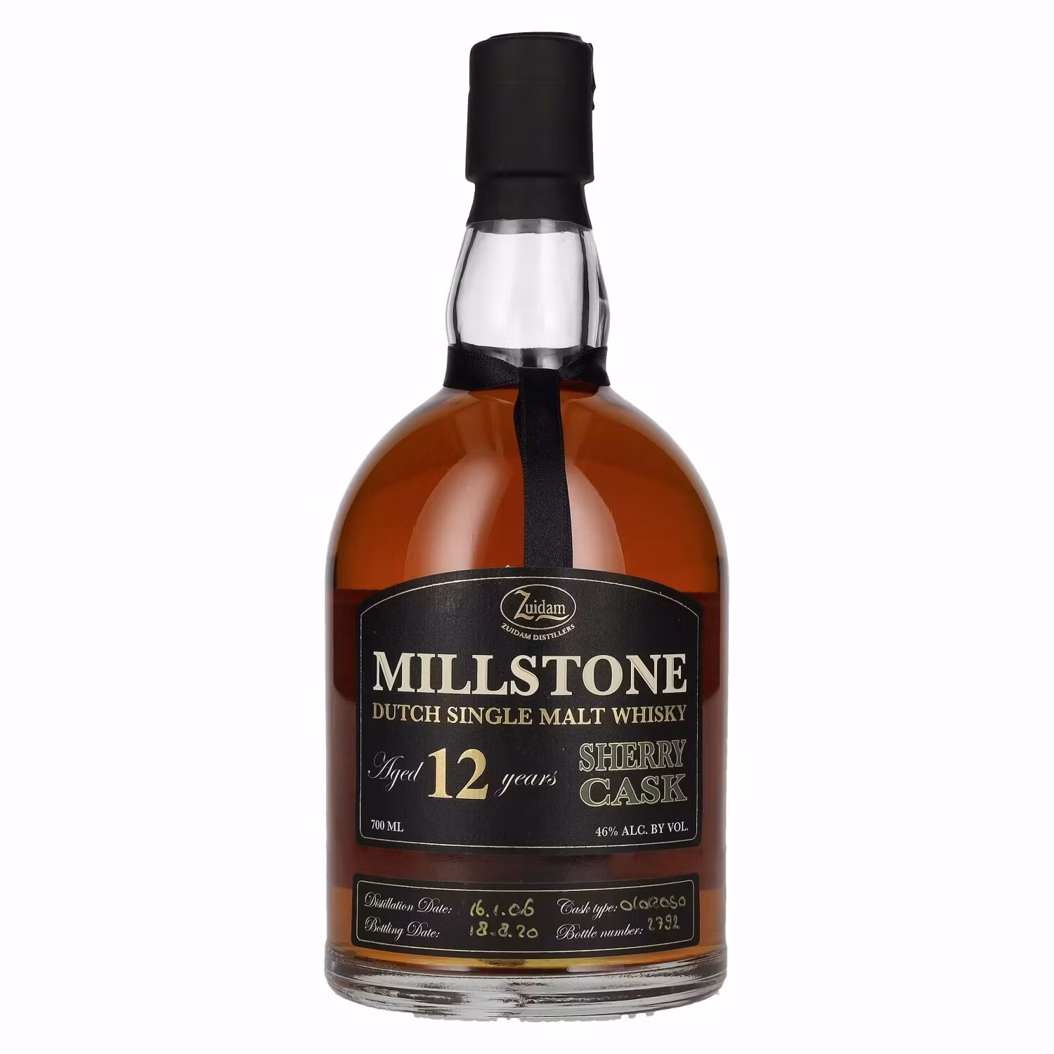 Millstone 12 Years Old Dutch Single Malt Whisky Sherry Cask 46% Vol. 0,7l