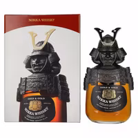 Nikka Gold & Gold Samurai Whisky METALL 43% Vol. 0,75l in Giftbox