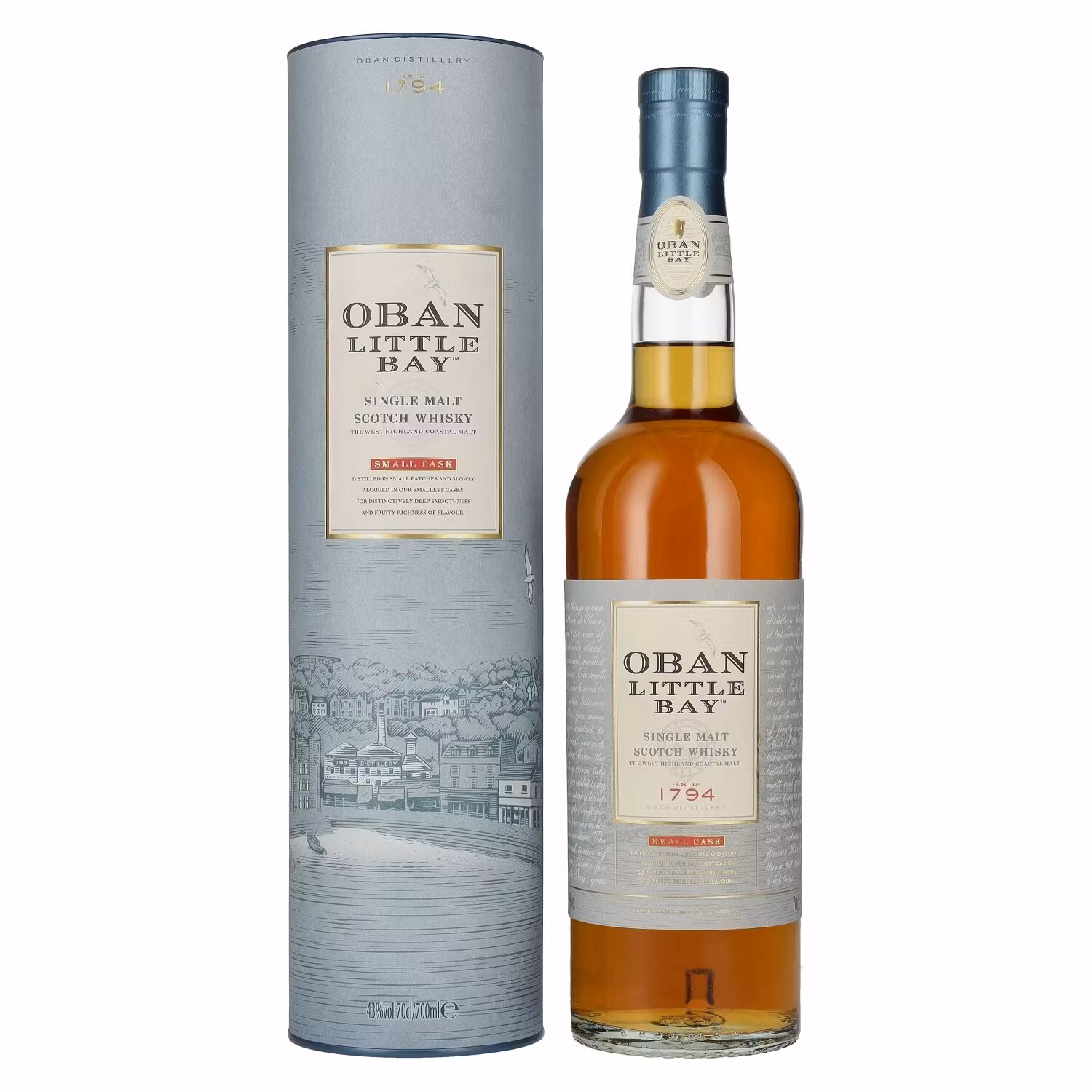 Oban Little Bay Single Malt Scotch Whisky Small Cask 43% Vol. 0,7l in Giftbox