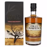 Old Raven Triple Distilled Single Malt Whisky 40% Vol. 0,5l in Giftbox