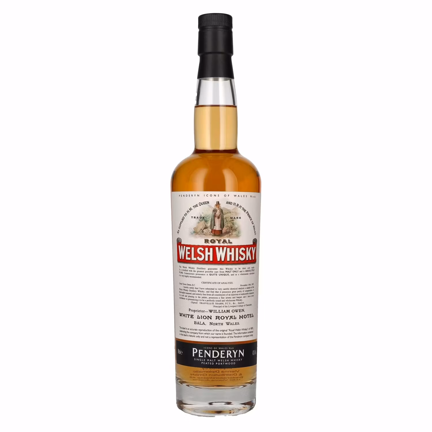 Penderyn ROYAL Welsh Whiskey Icons of Wales Nr. 6 43% Vol. 0,7l