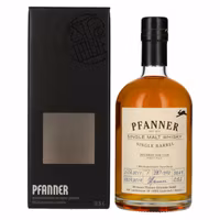 Pfanner Bourbon Oak Cask Single Malt Whisky 56,4% Vol. 0,5l in Giftbox