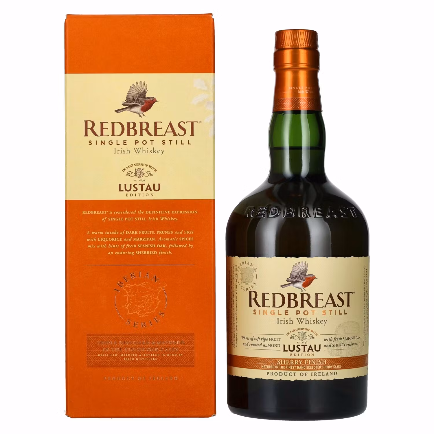 Redbreast Single Pot Still Irish Whiskey LUSTAU EDITION Sherry Finish 46% Vol. 0,7l in Giftbox