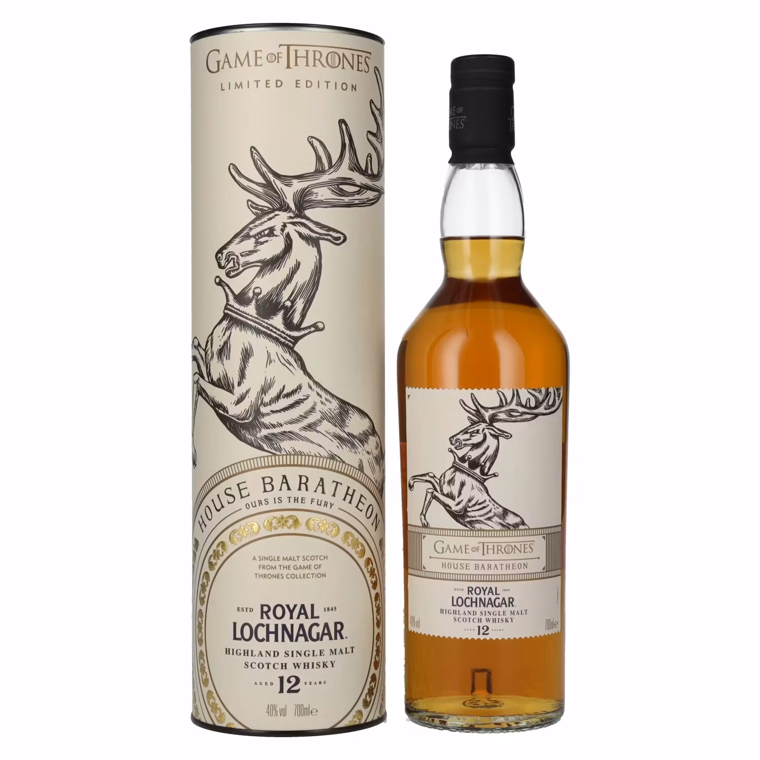 Royal Lochnagar 12 Years Old GAME OF THRONES House Baratheon 40% Vol. 0,7l in Giftbox