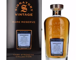 Signatory Vintage BUNNAHABHAIN 42 Years Old RARE RESERVE Cask Strength 1973 47,9% Vol. 0,7l in Holzkiste