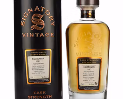 Signatory Vintage CALEDONIAN 31 Years Old Cask Strength 1987 50,2% Vol. 0,7l in Tinbox