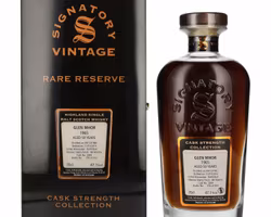 Signatory Vintage Glen Mhor RARE RESERVE 50 Years Old Cask Strength 1965 47,1% Vol. 0,7l in Holzkiste