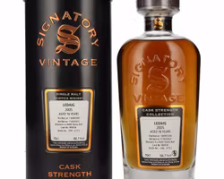 Signatory Vintage LEDAIG 16 Years Old Cask Strength 2005 66,1% Vol. 0,7l in Tinbox