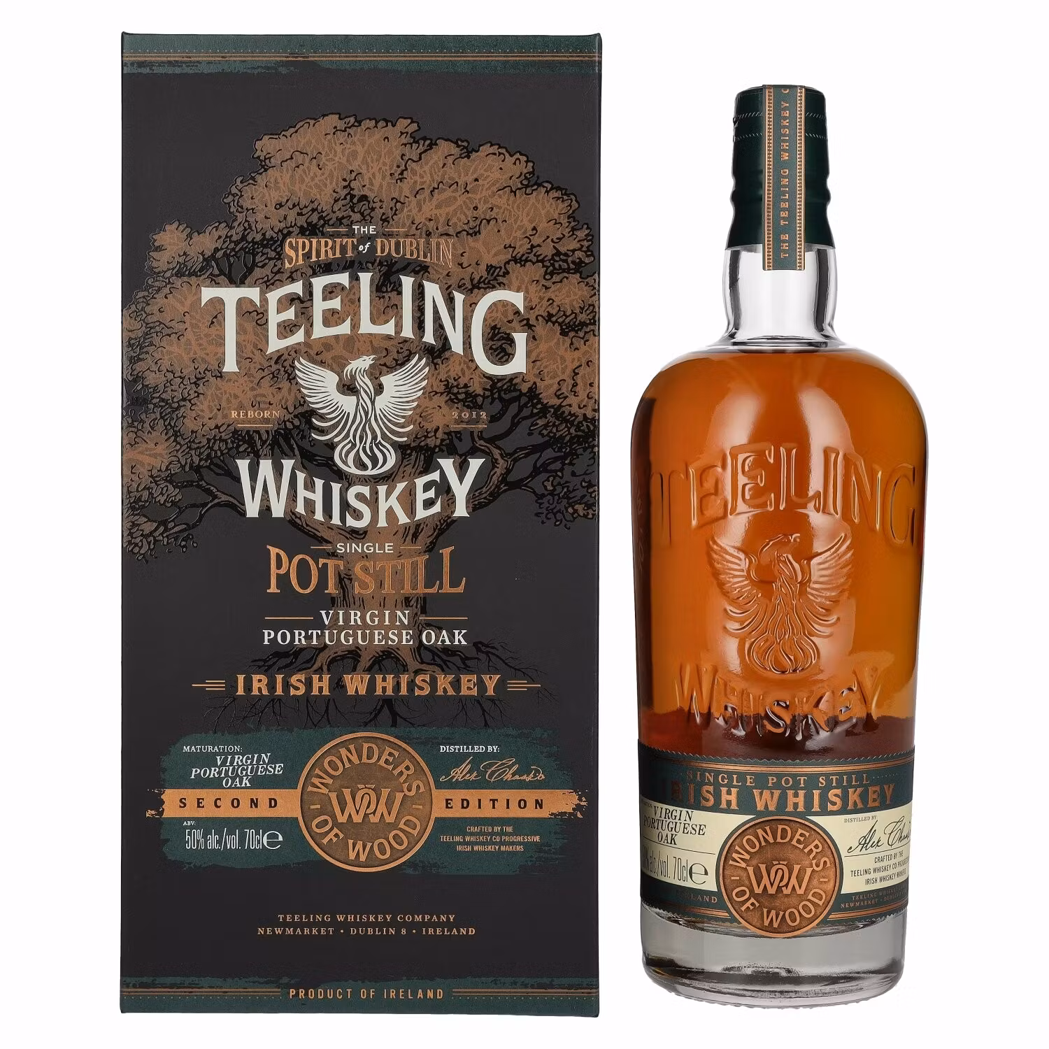 Teeling Whiskey Single Pot Still WONDERS OF WOOD Second Edition 50% Vol. 0,7l in Giftbox
