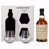 The Balvenie 12 Years Old Double Wood 40% Vol. 0,7l in Giftbox with 2 glasses