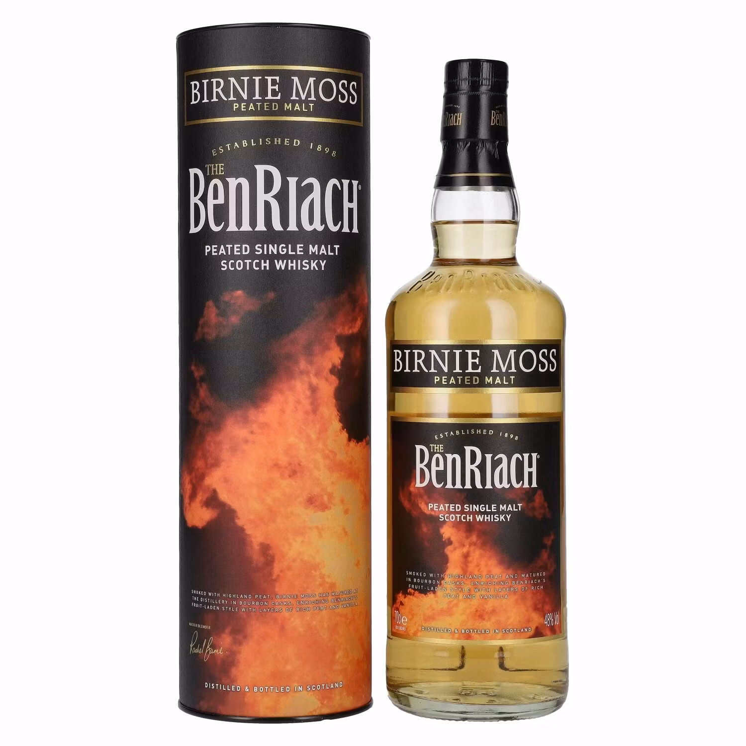 The BenRiach Birnie Moss Peated Malt 48% Vol. 0,7l in Giftbox