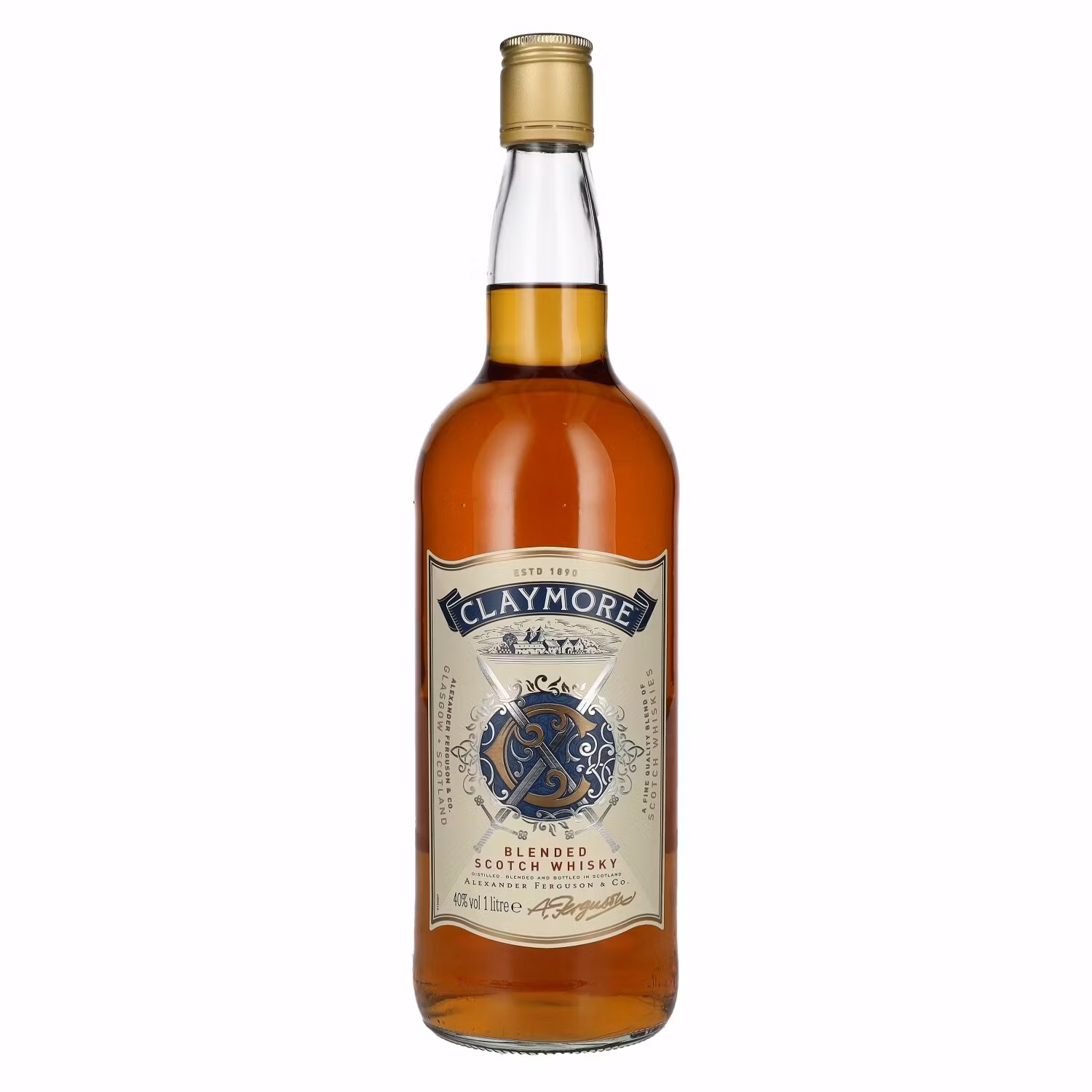 The Claymore Blended Scotch Whisky 40% Vol. 1l