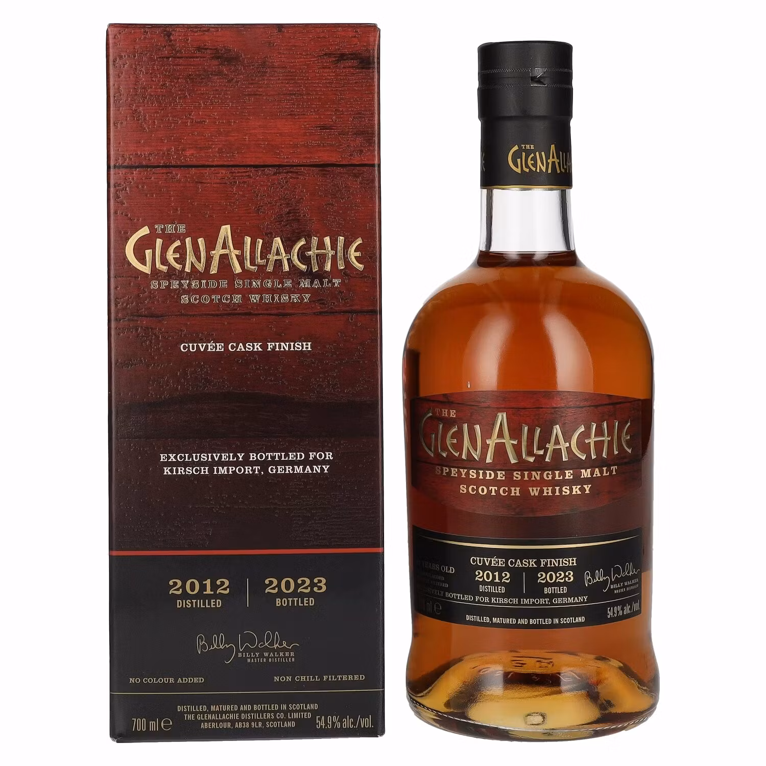 The GlenAllachie 10 Years Old Cuvée Cask Finish 2012 54,9% Vol. 0,7l in Giftbox