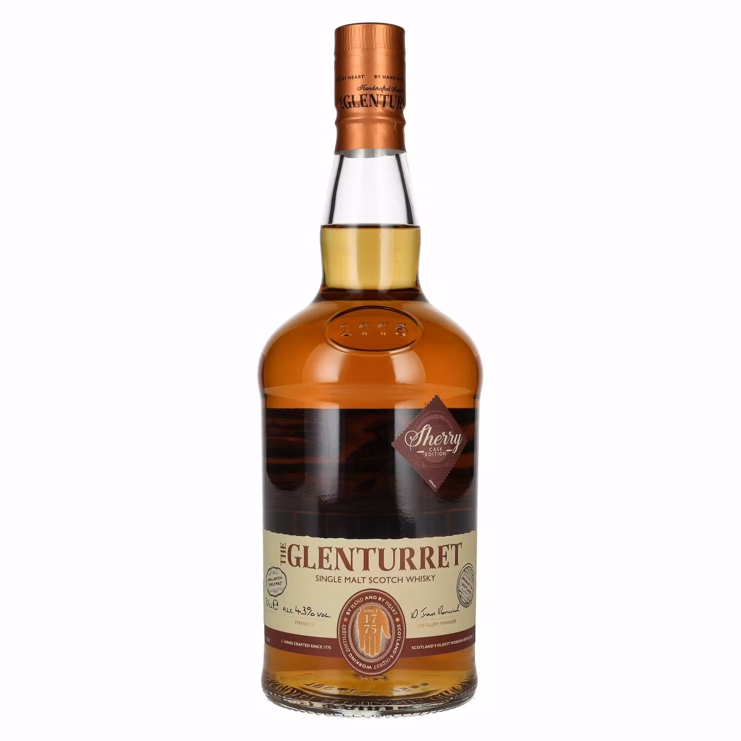 The Glenturret Sherry Cask Edition Batch No. 2 43% Vol. 0,7l