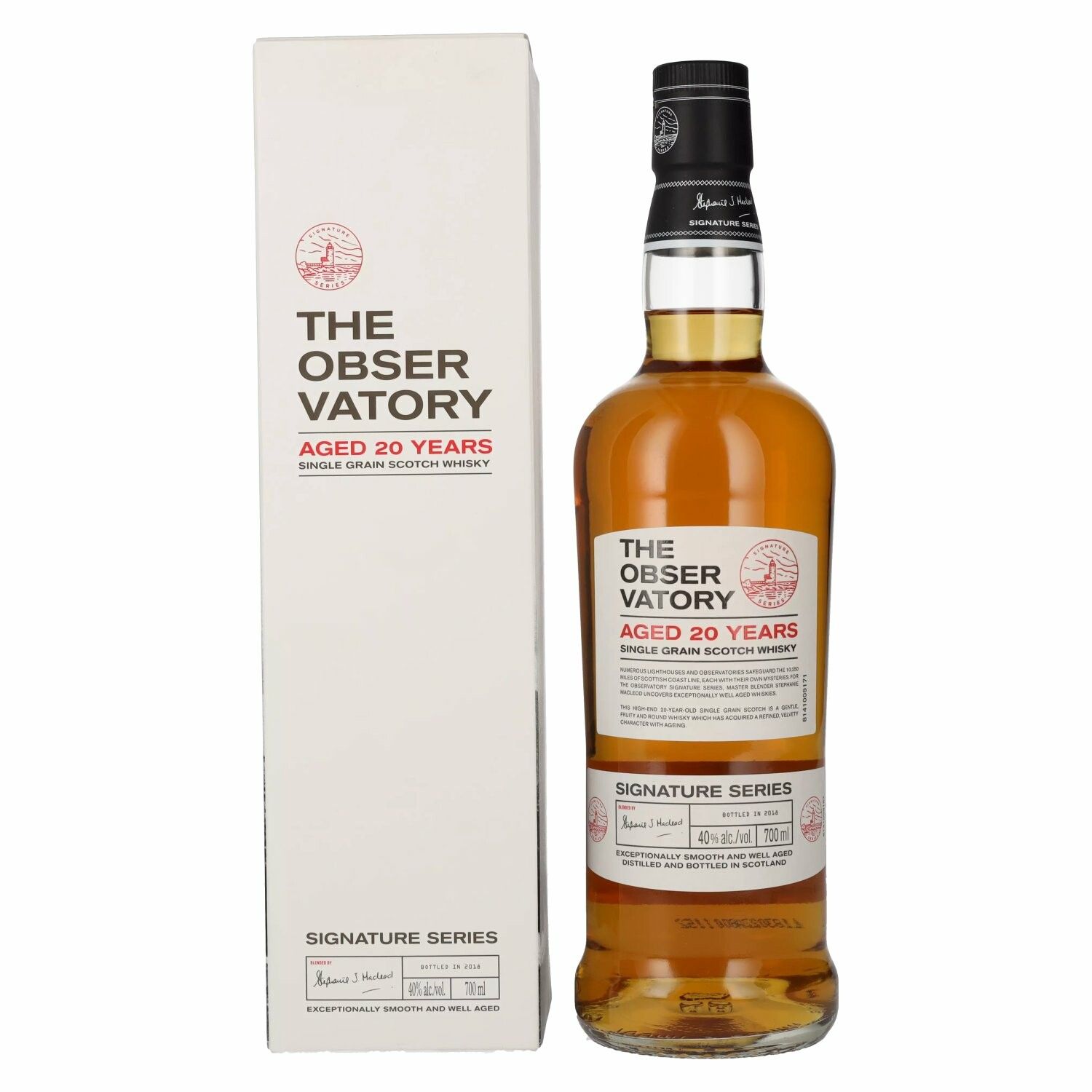 The Observatory 20 Years Old Single Grain Signature Series 40% Vol. 0,7l in Giftbox