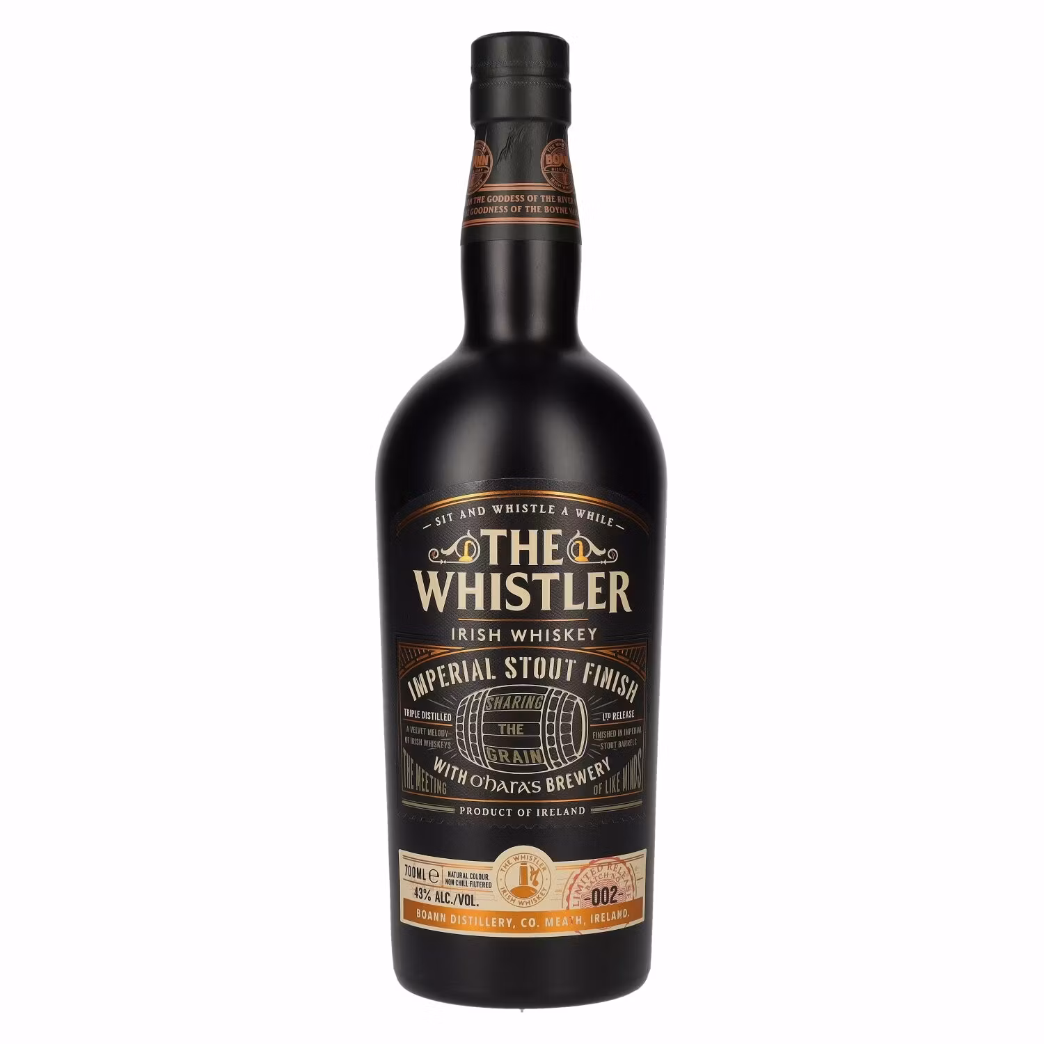 The Whistler Irish Whiskey IMPERIAL STOUT CASK FINISH 43% Vol. 0,7l