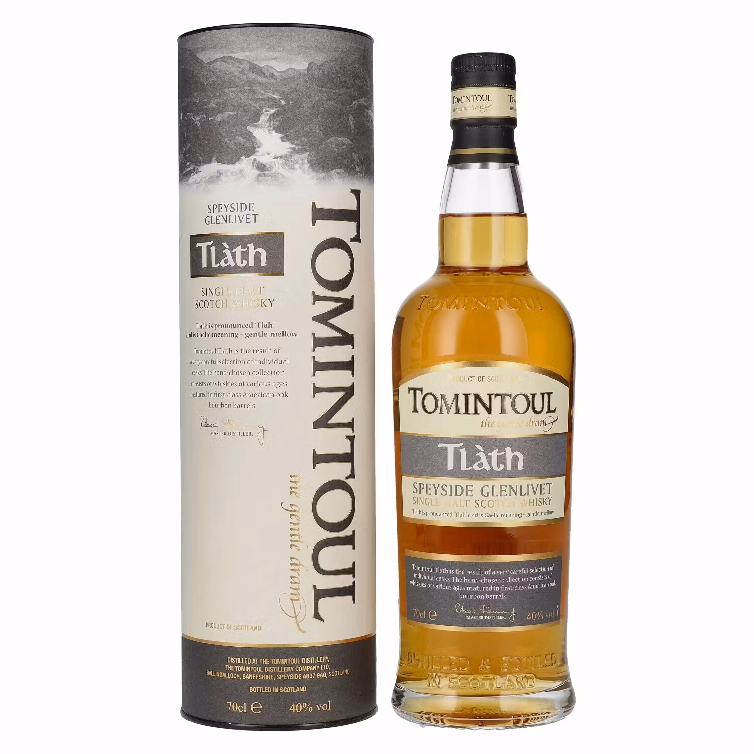 Tomintoul Tlàth Single Malt Scotch Whisky 40% Vol. 0,7l in Giftbox