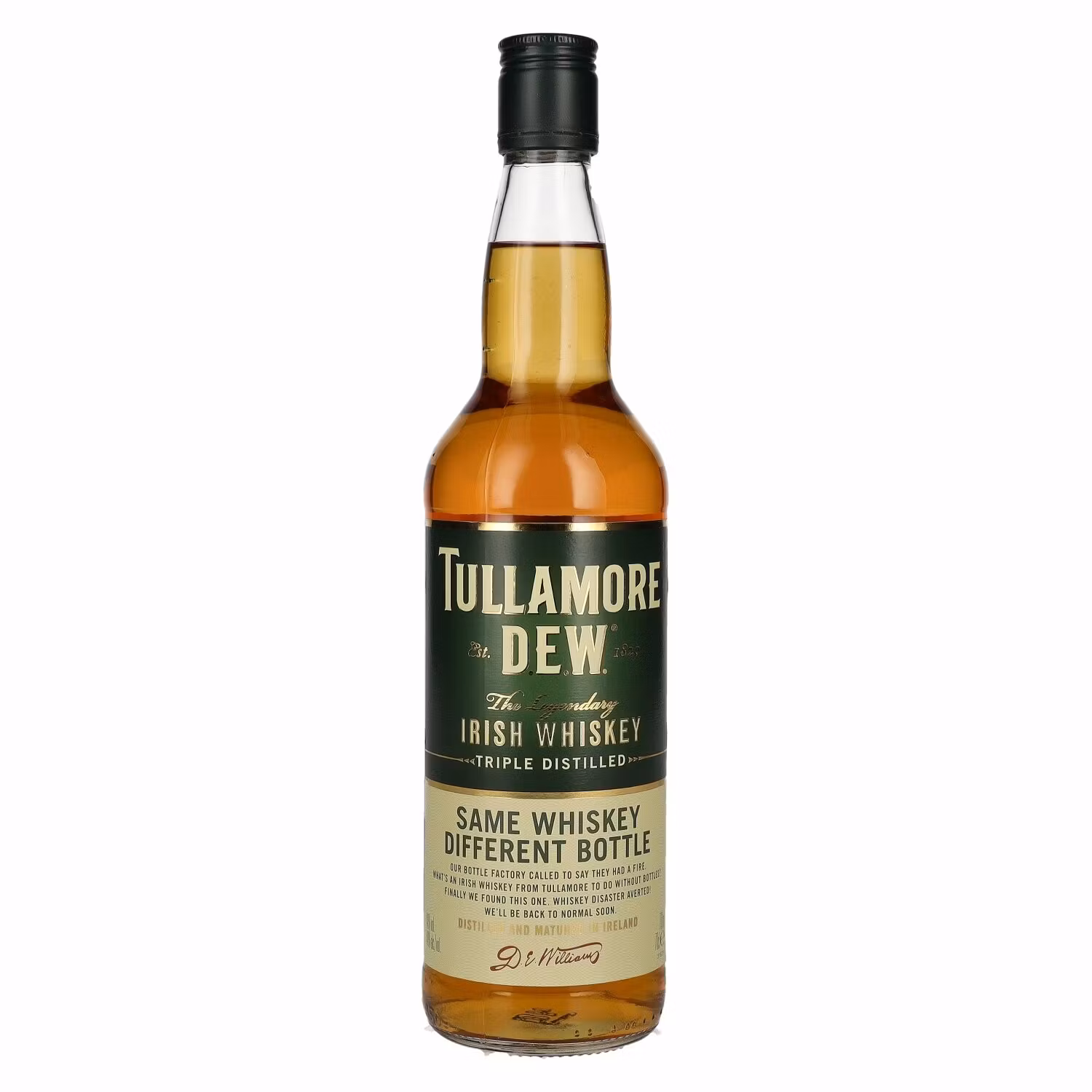 Tullamore D.E.W. Irish Whiskey ROUND 40% Vol. 0,7l