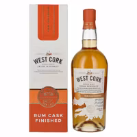 West Cork Single Malt Irish Whiskey RUM CASK FINISHED 43% Vol. 0,7l in Giftbox