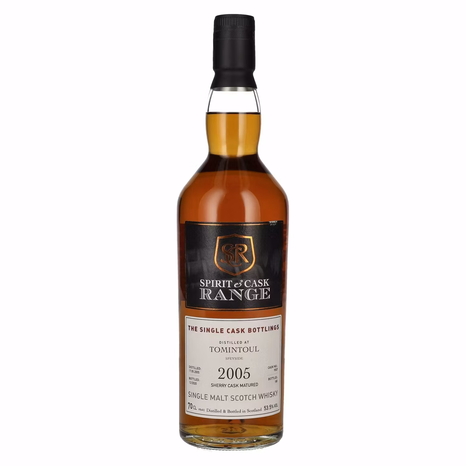Whiskymax SPIRIT & CASK RANGE Tomintoul Single Cask Sherry Cask Matured 2005 53,5% Vol. 0,7l
