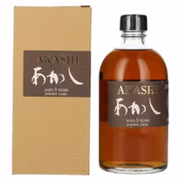 White Oak AKASHI 5 Years Old Single Malt Whisky SHERRY CASK 50% Vol. 0,5l in Giftbox