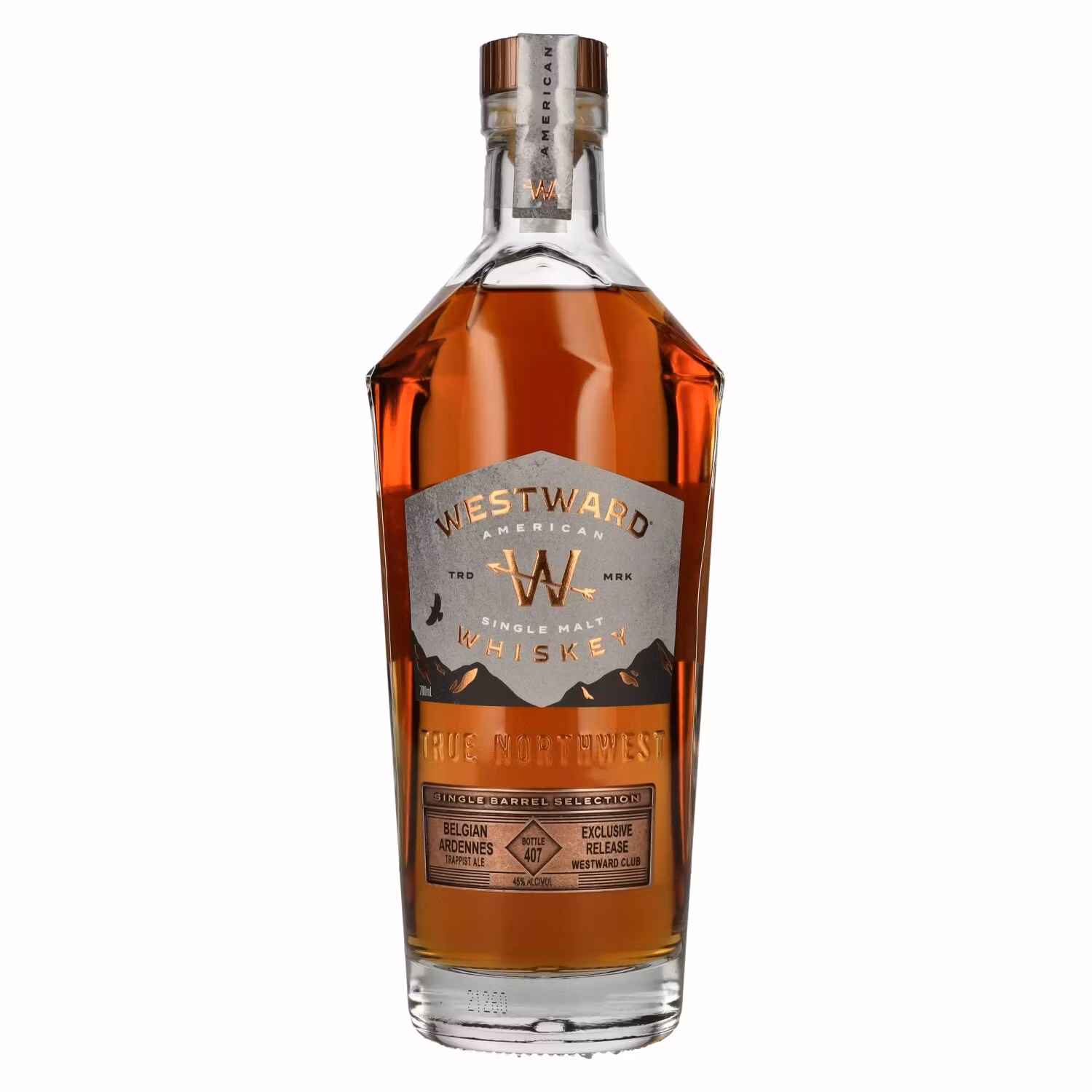 Westward Single Barrel Selection BELGIAN ARDENNES 45% Vol. 0,7l