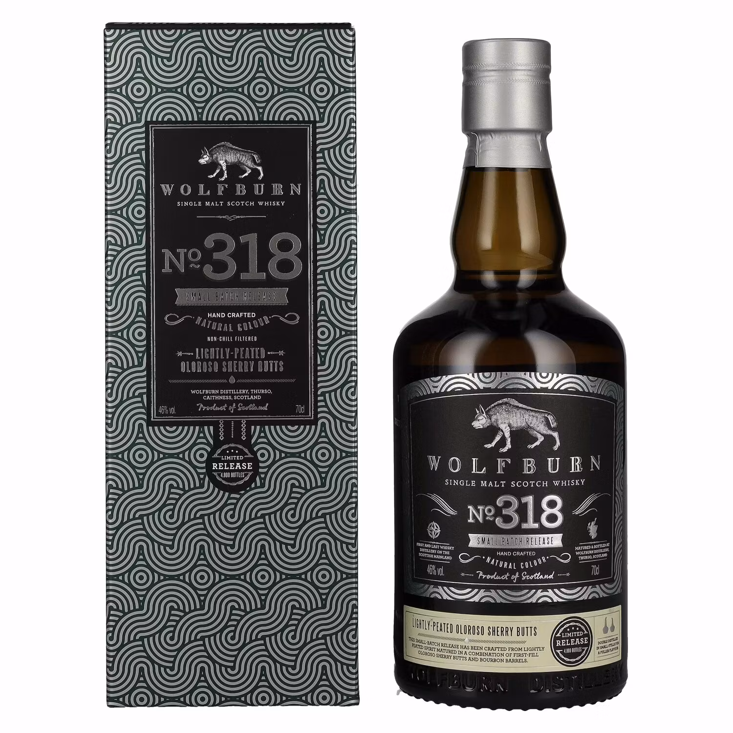 Wolfburn N°318 Single Malt Small Batch Release 46% Vol. 0,7l in Giftbox