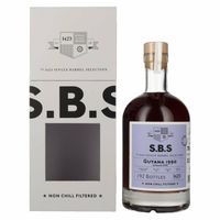 1423 S.B.S GUYANA Rum Single Barrel Selection 1990 53,1% Vol. 0,7l in Giftbox