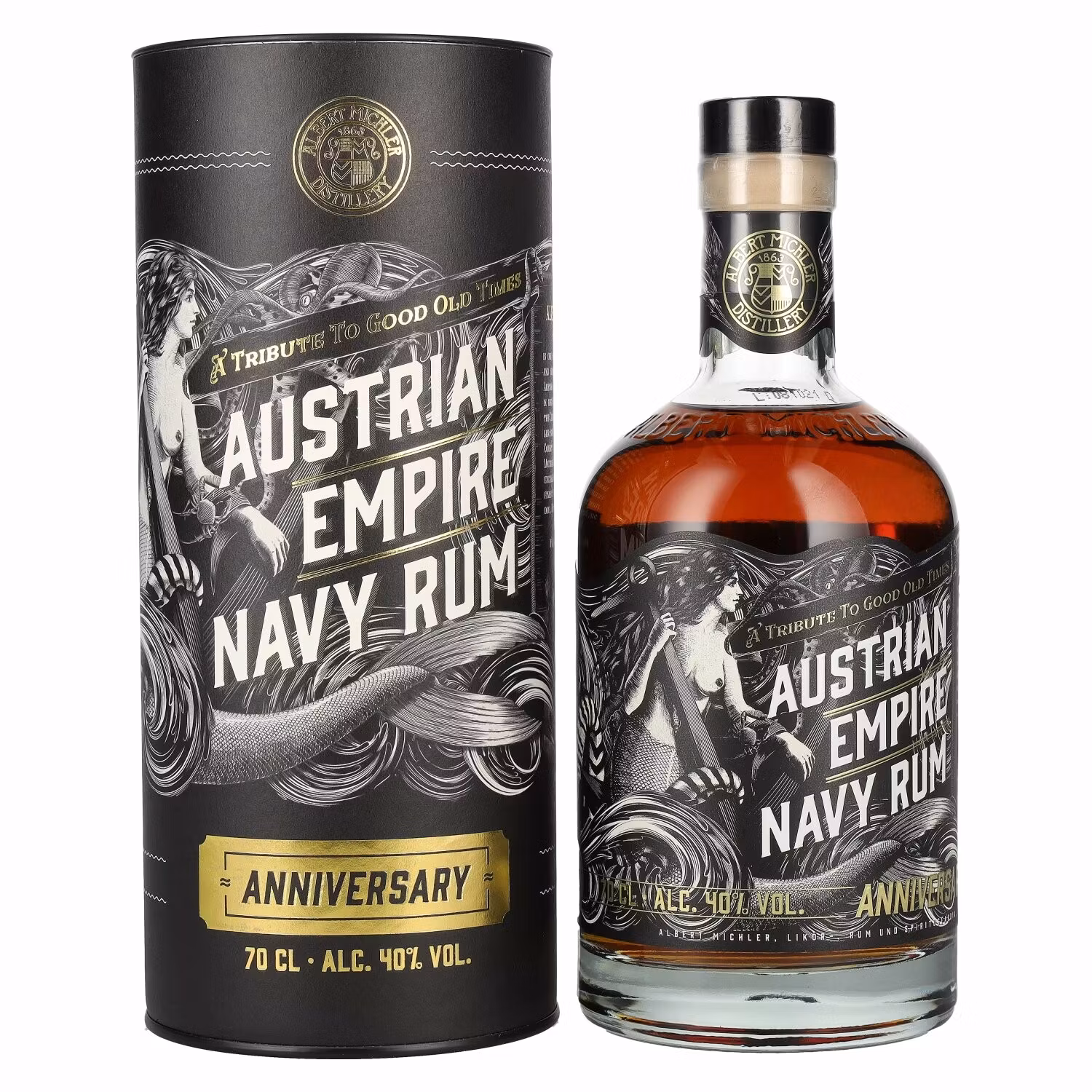 Austrian Empire Navy Rum ANNIVERSARY 40% Vol. 0,7l in Giftbox