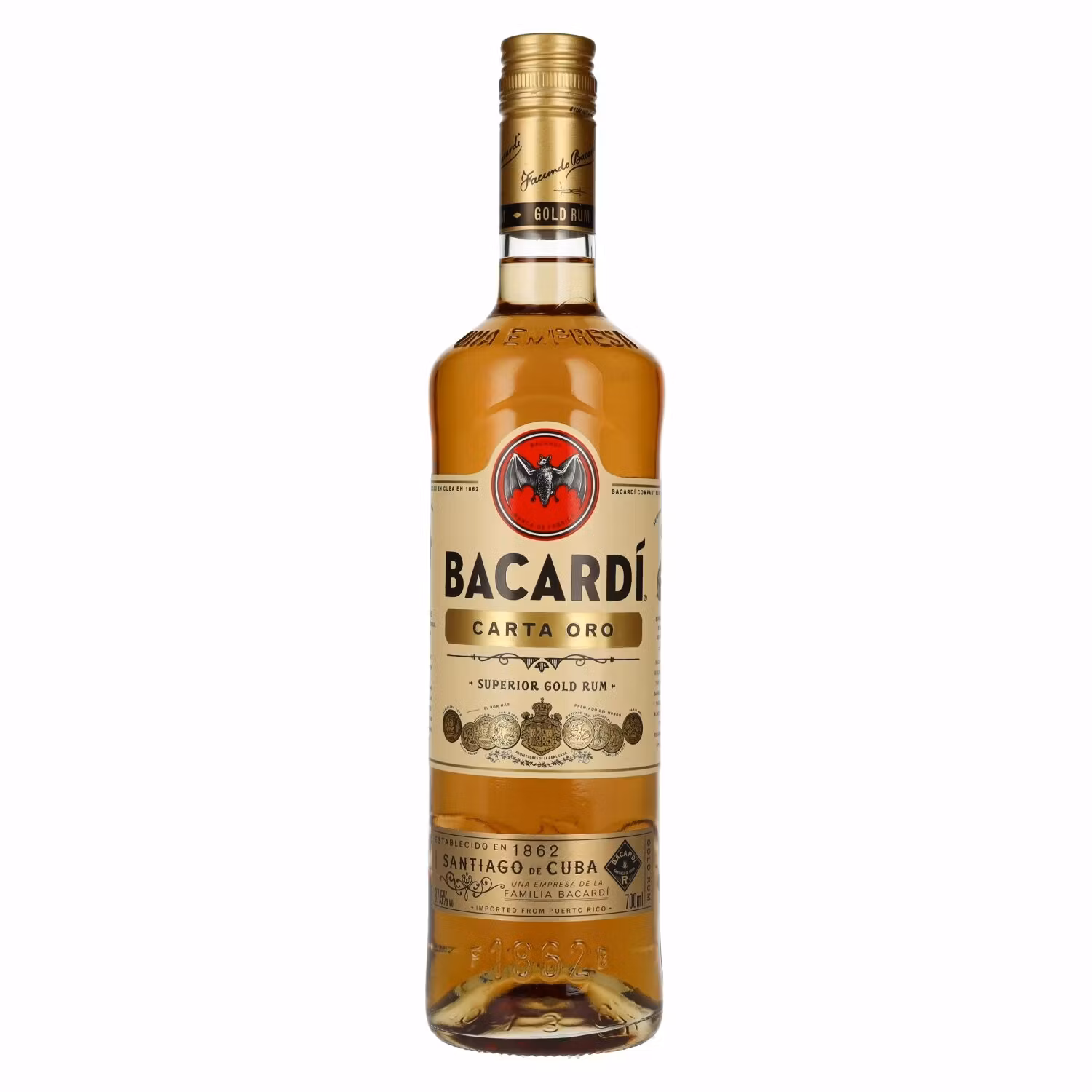 Bacardi Carta Oro 37,5% Vol. 0,7l