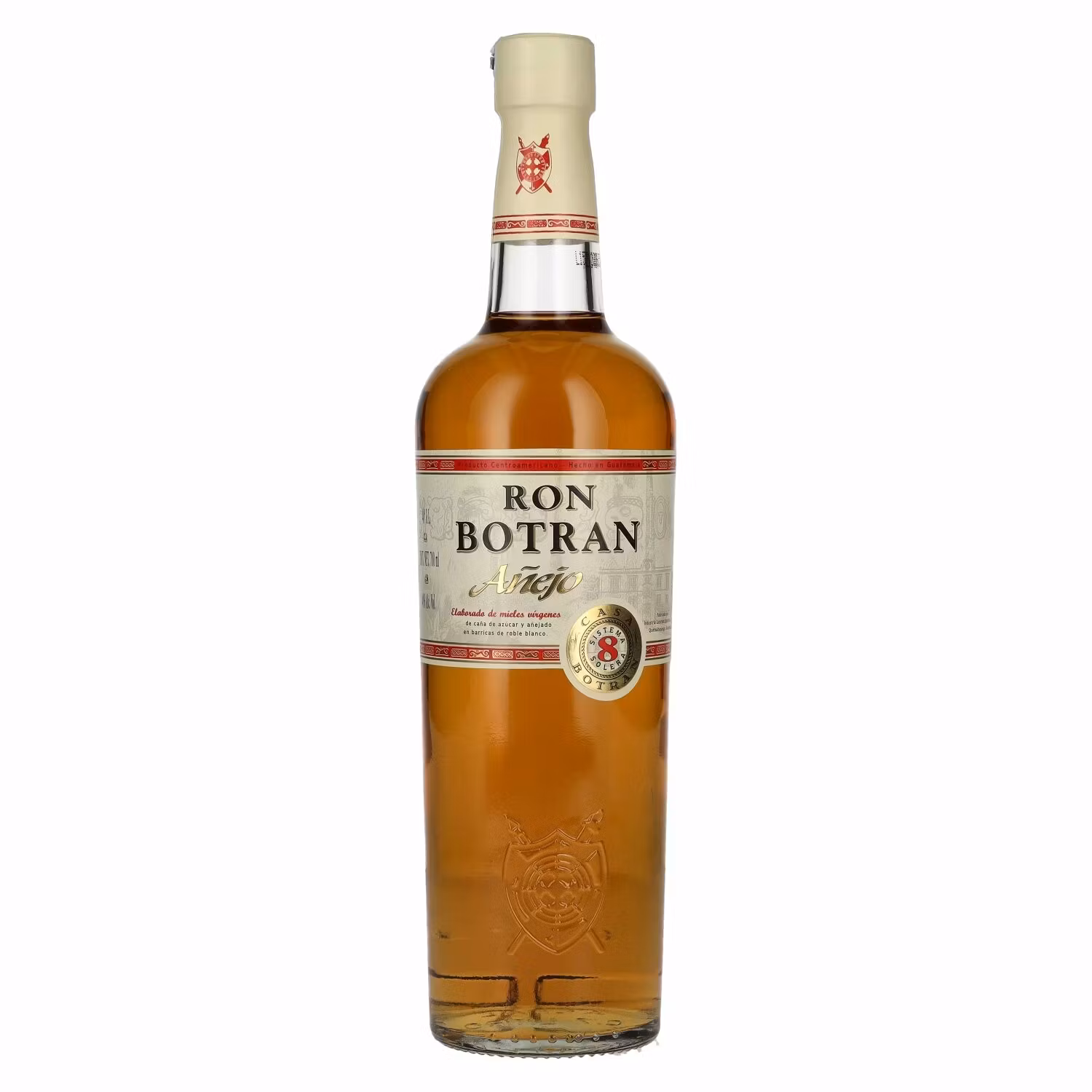 Botran Ron Añejo 8 Sistema Solera - Old Design 40% Vol. 0,7l