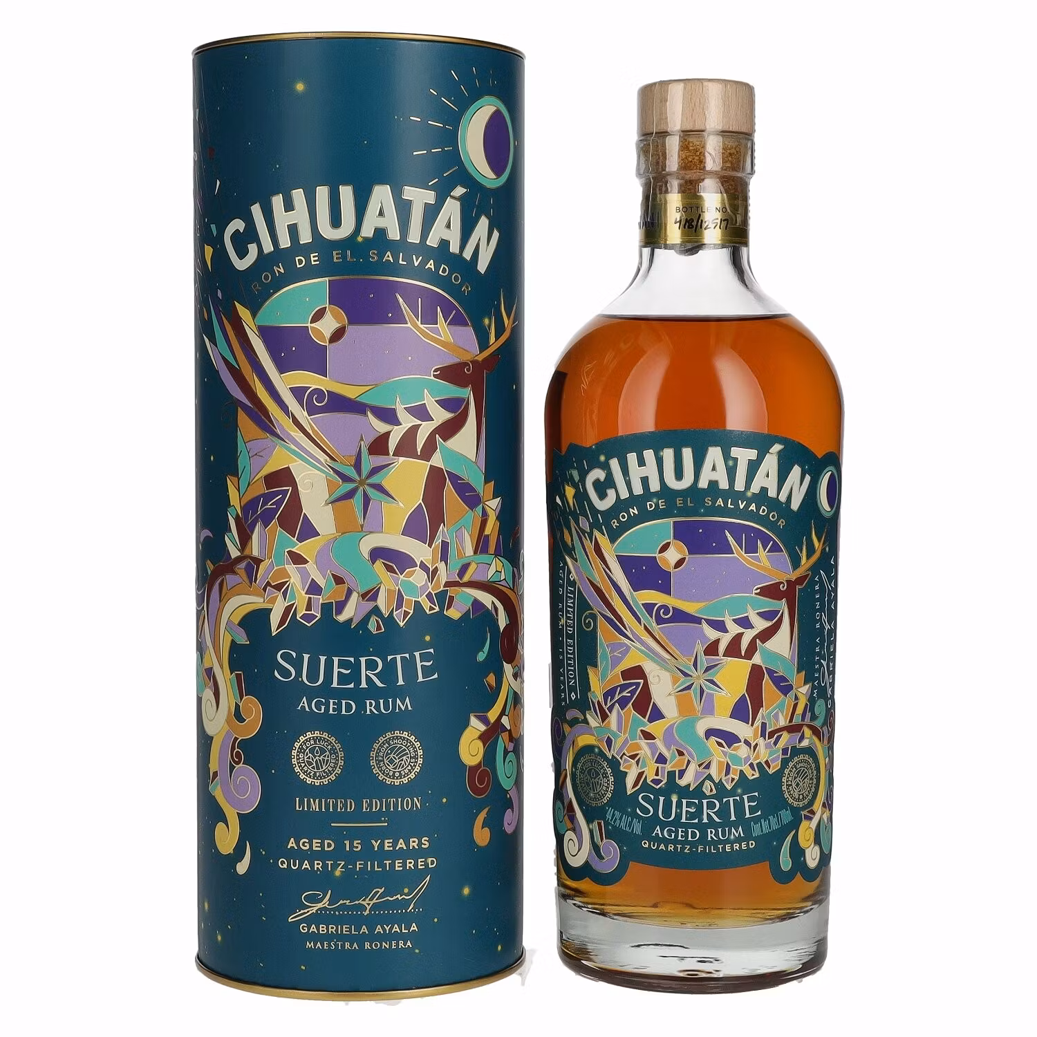 Cihuatán SUERTE Rum El Salvador Limited Edition 2023 44,2% Vol. 0,7l in Giftbox