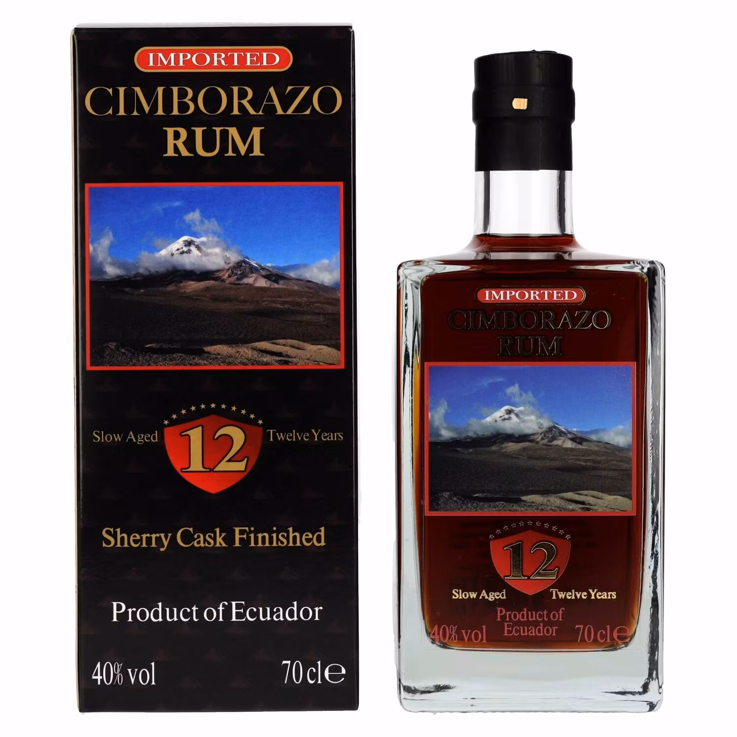 Cimborazo Rum 12 Years Sherry Cask Finished 40% Vol. 0,7l in Giftbox