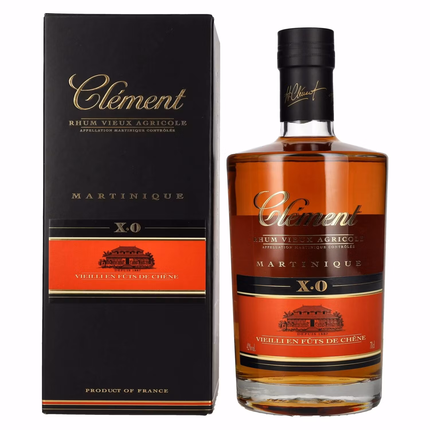 Clément Rhum Vieux Agricole X.O 42% Vol. 0,7l in Giftbox