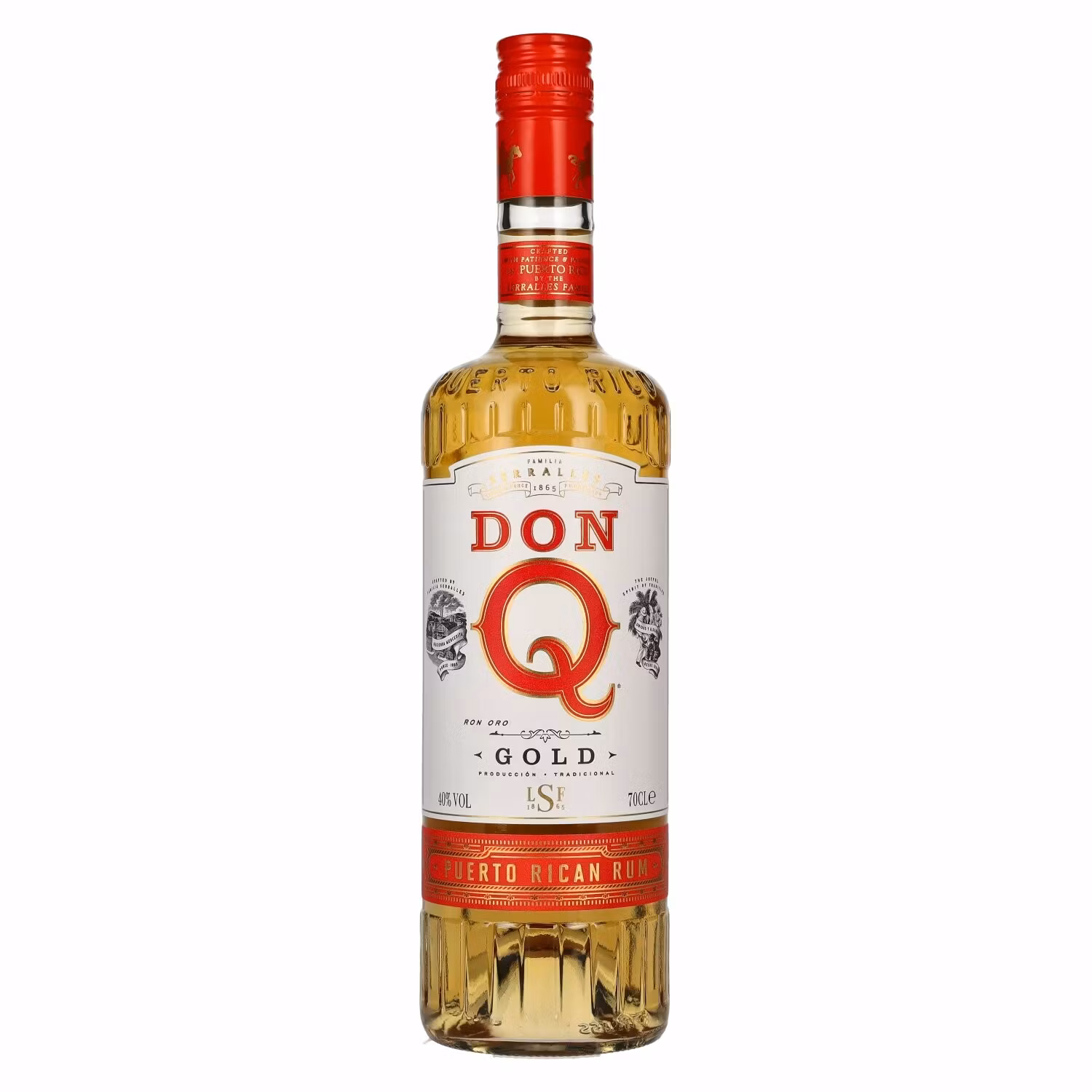 Don Q GOLD Puerto Rican Rum 40% Vol. 0,7l