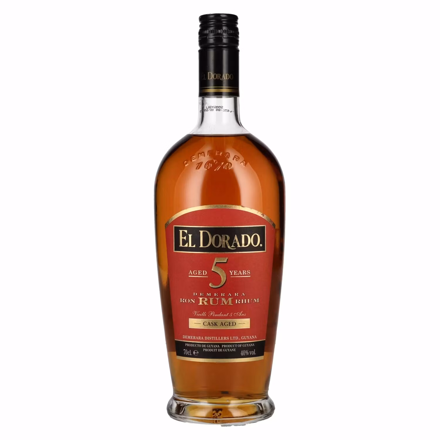 El Dorado 5 Years Old Cask Aged Demerara Rum 40% Vol. 0,7l