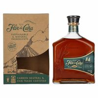 Flor de Caña 14 Years Old Rum 43% Vol. 0,7l in Giftbox