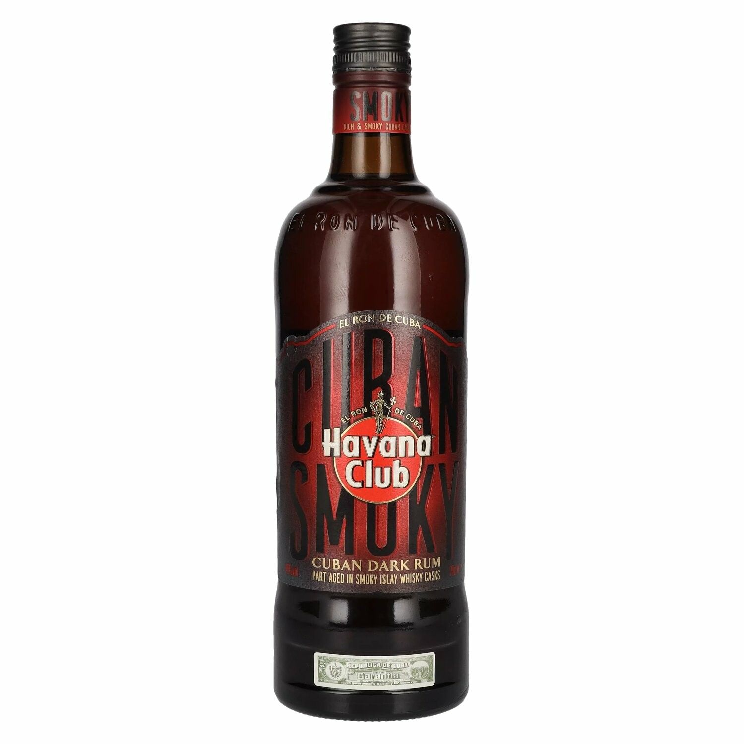 Havana Club Smoky Cuban Dark Rum 40% Vol. 0,7l
