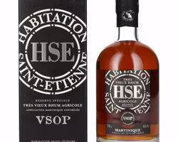 HSE Très Vieux Rhum Agricole VSOP 45% Vol. 0,7l in Giftbox